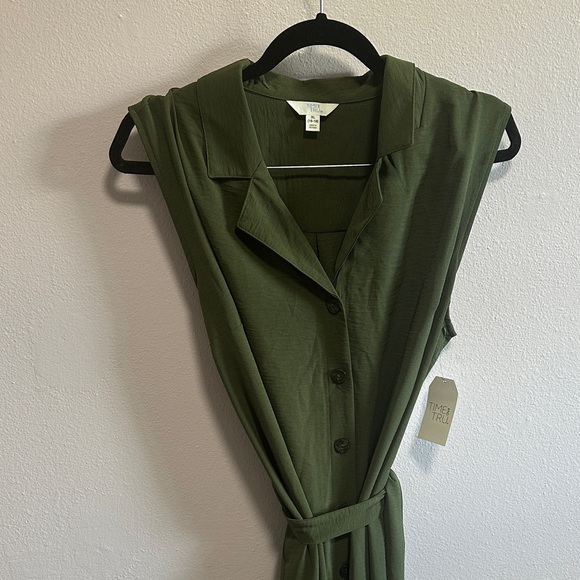 Time and Tru Forest Green Maxi Dress - Picture 5 of 13